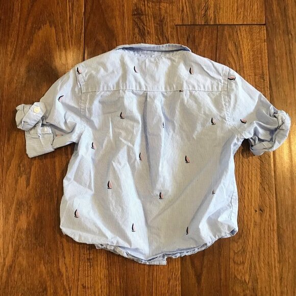 Janie and Jack sailboat button up - Picture 5 of 5